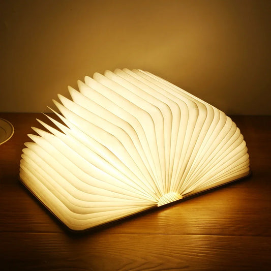 3D Wooden LED Book Light