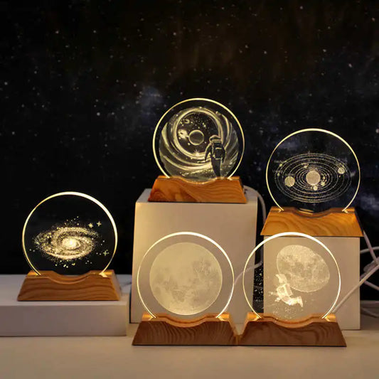 Astronaut Moon Decor Figurine