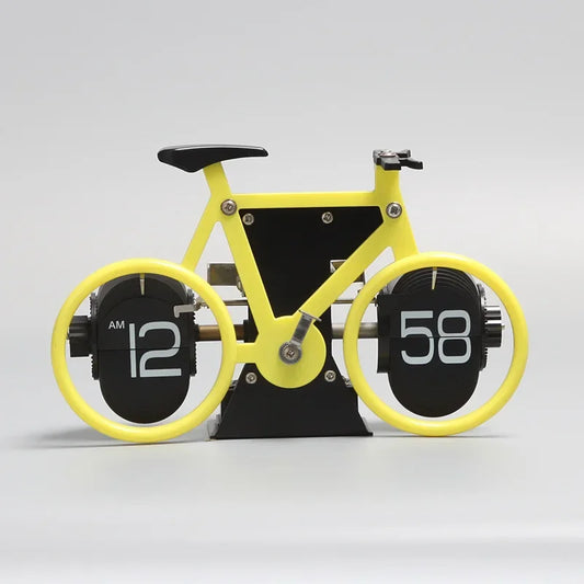 Bicycle Flip Page Clock