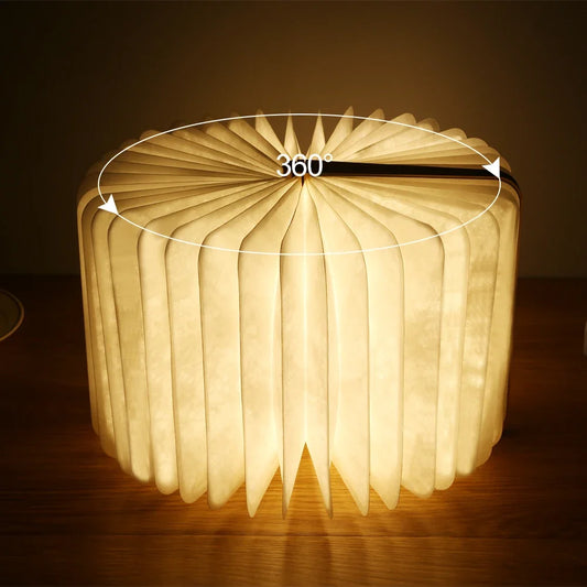 3D Wooden LED Book Light
